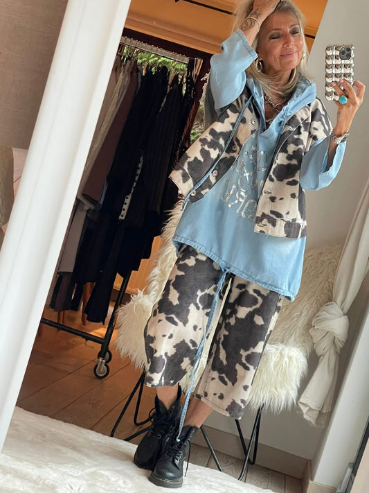 Bermuda long vachette