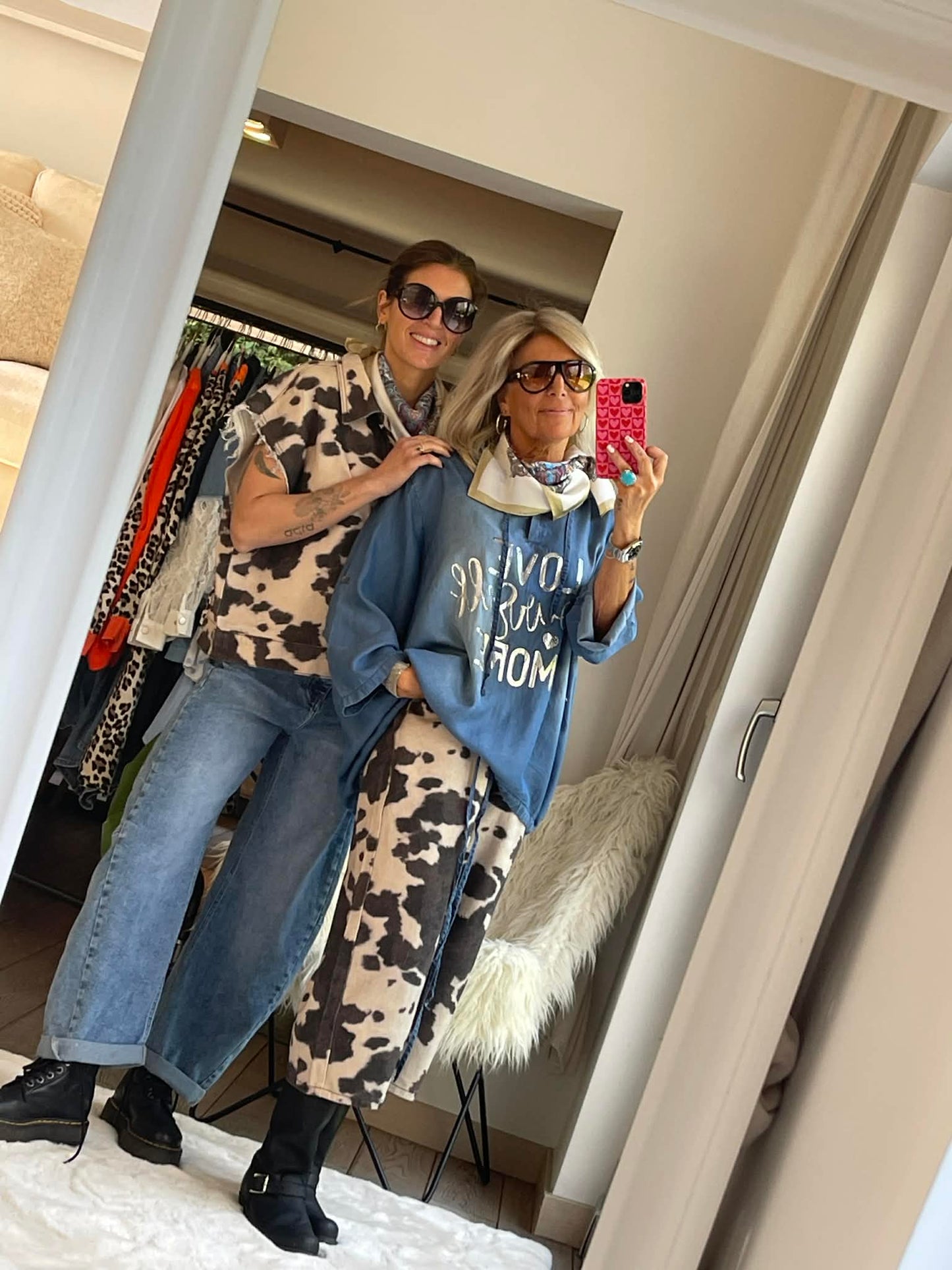 Bermuda long vachette