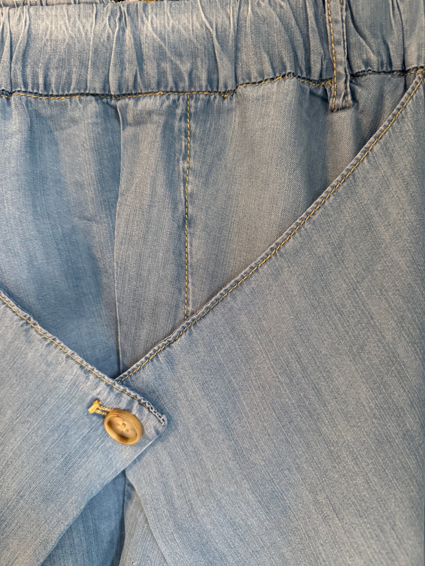 Pantalon croisé lyocell