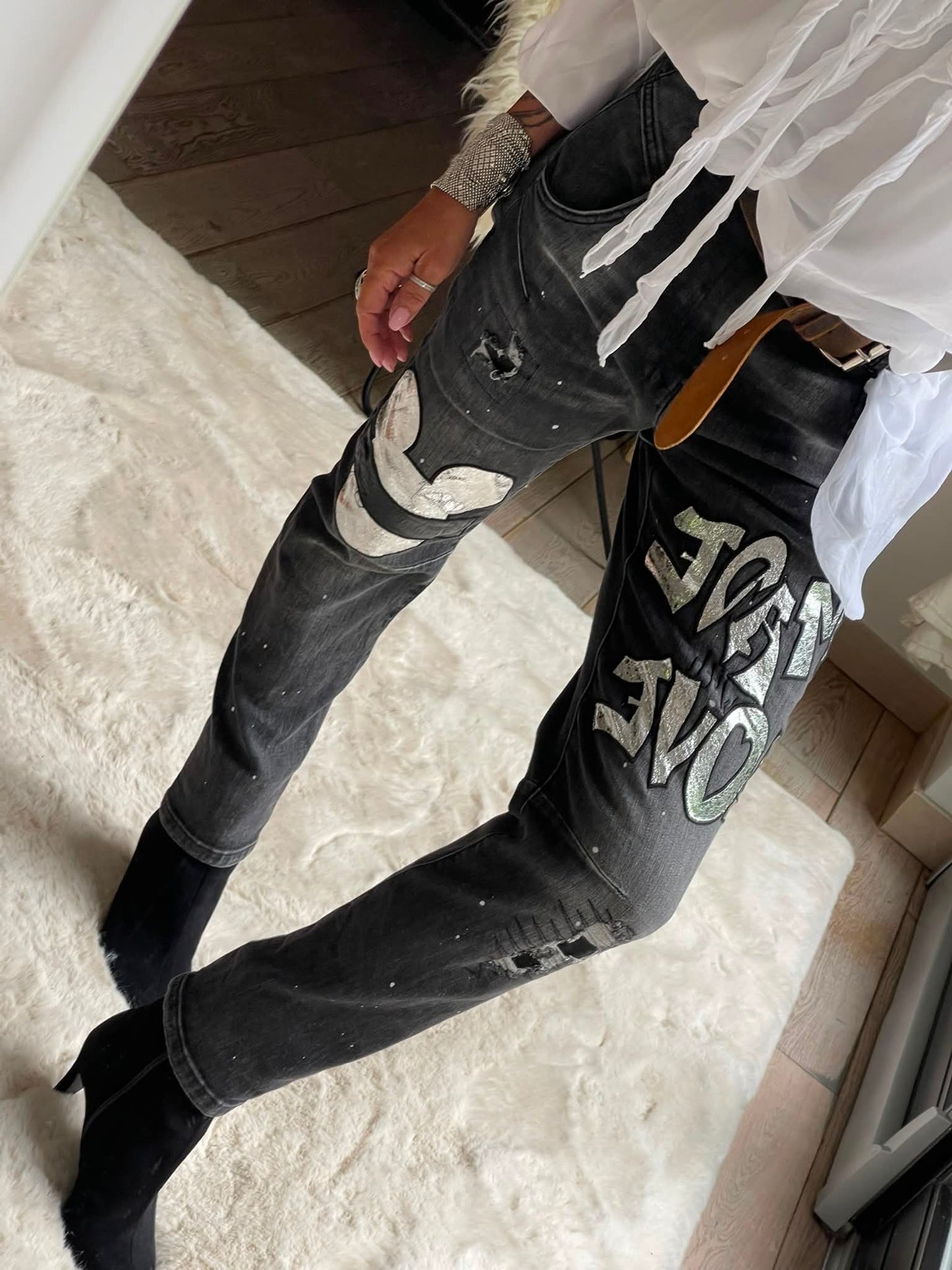 Jeans noir love