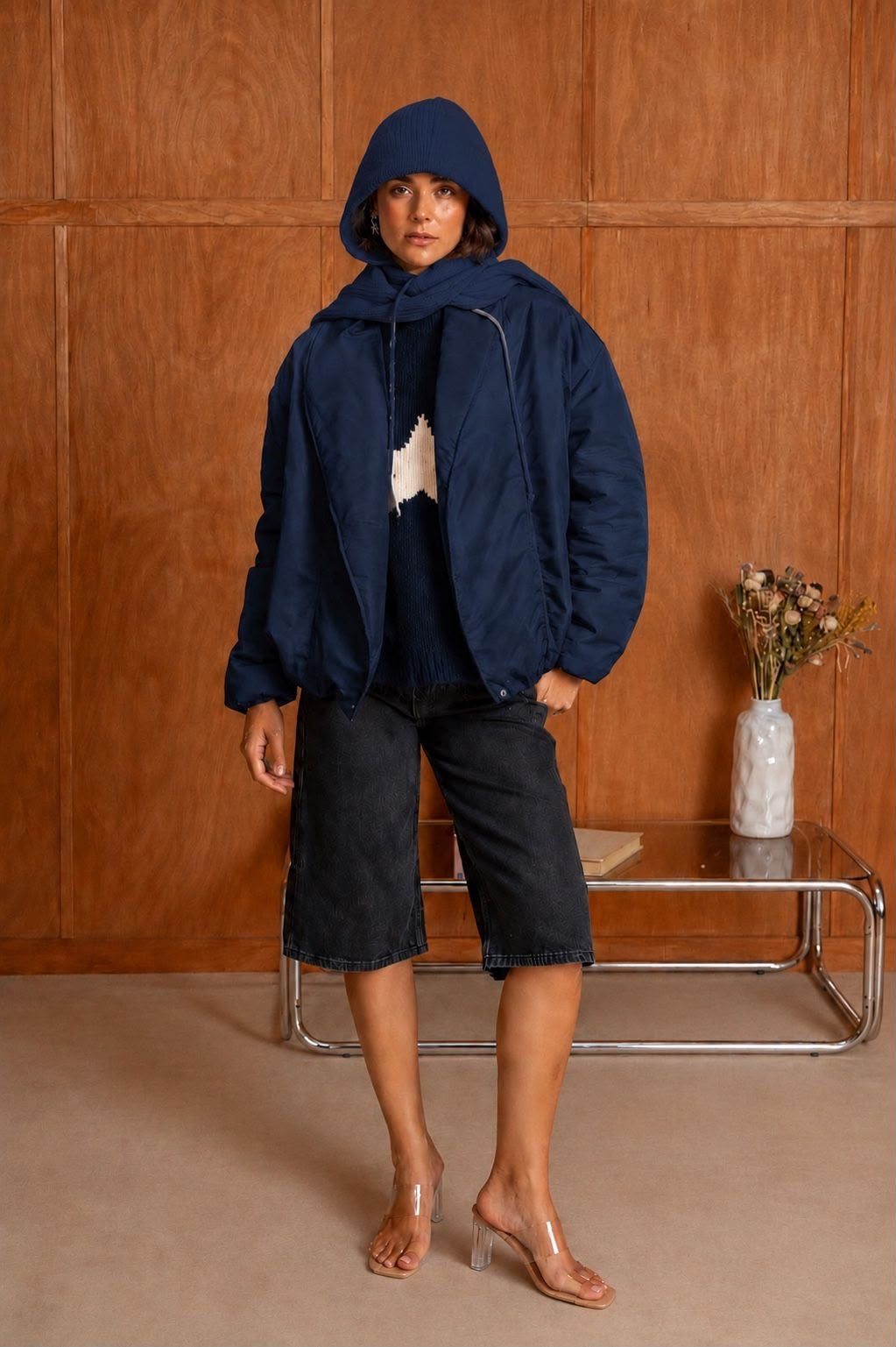 Cagoule écharpe