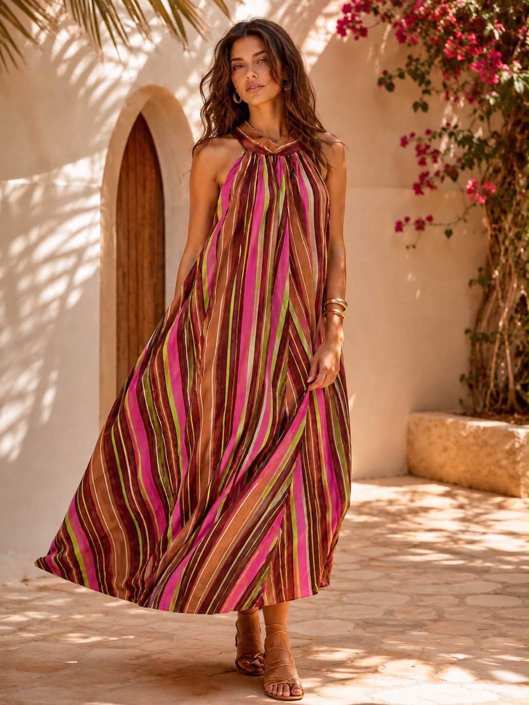 Robe rayures