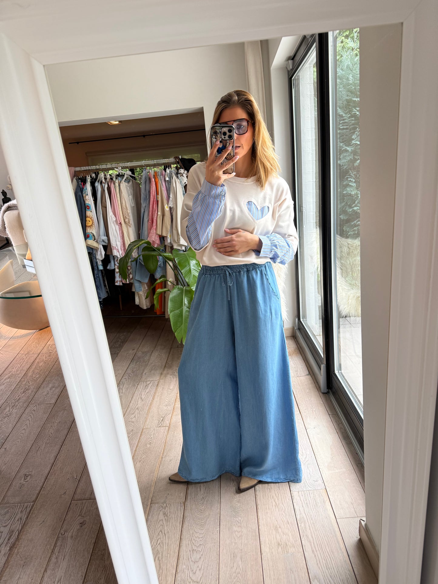 Pantalon large Laura