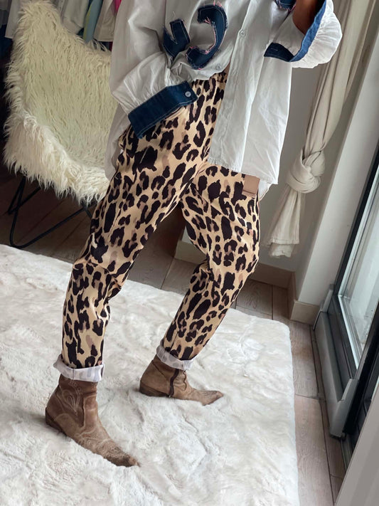 Pantalon satiné Léo