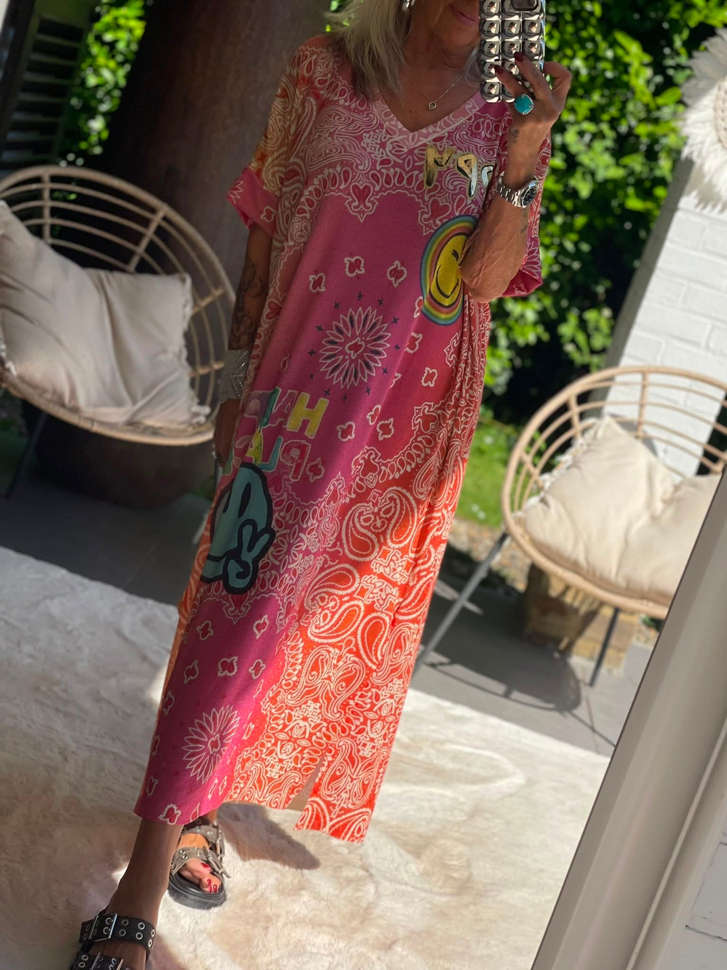 Robe smile lurex