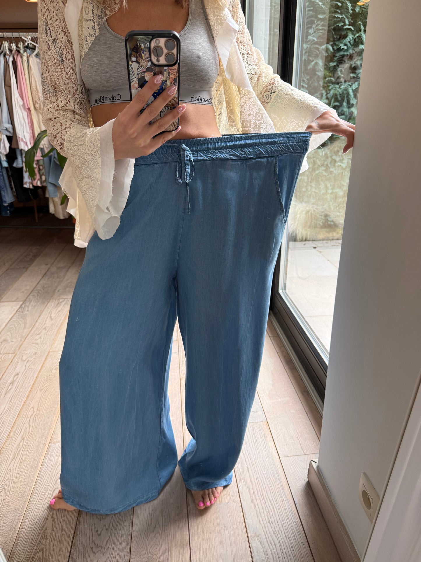 Pantalon large Laura