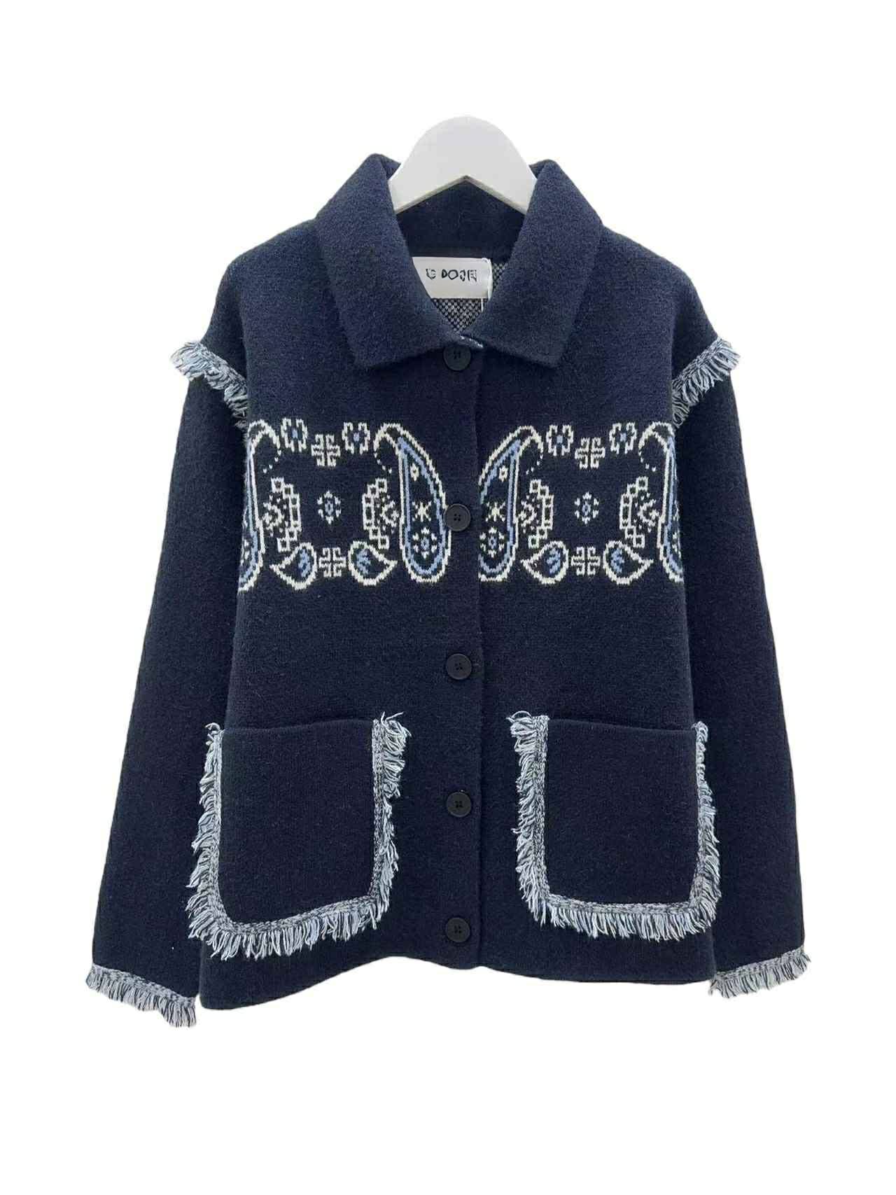 Gilet bandana avec cashmere