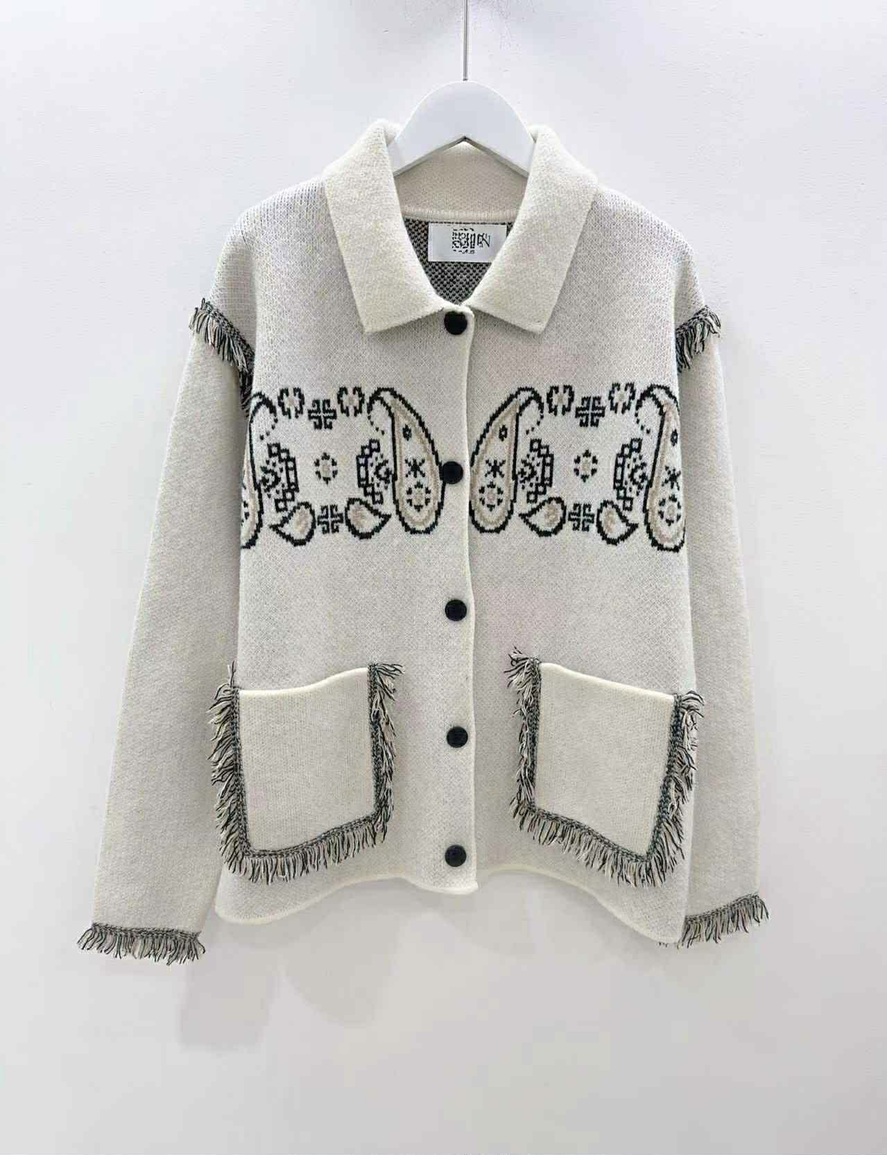 Gilet bandana avec cashmere