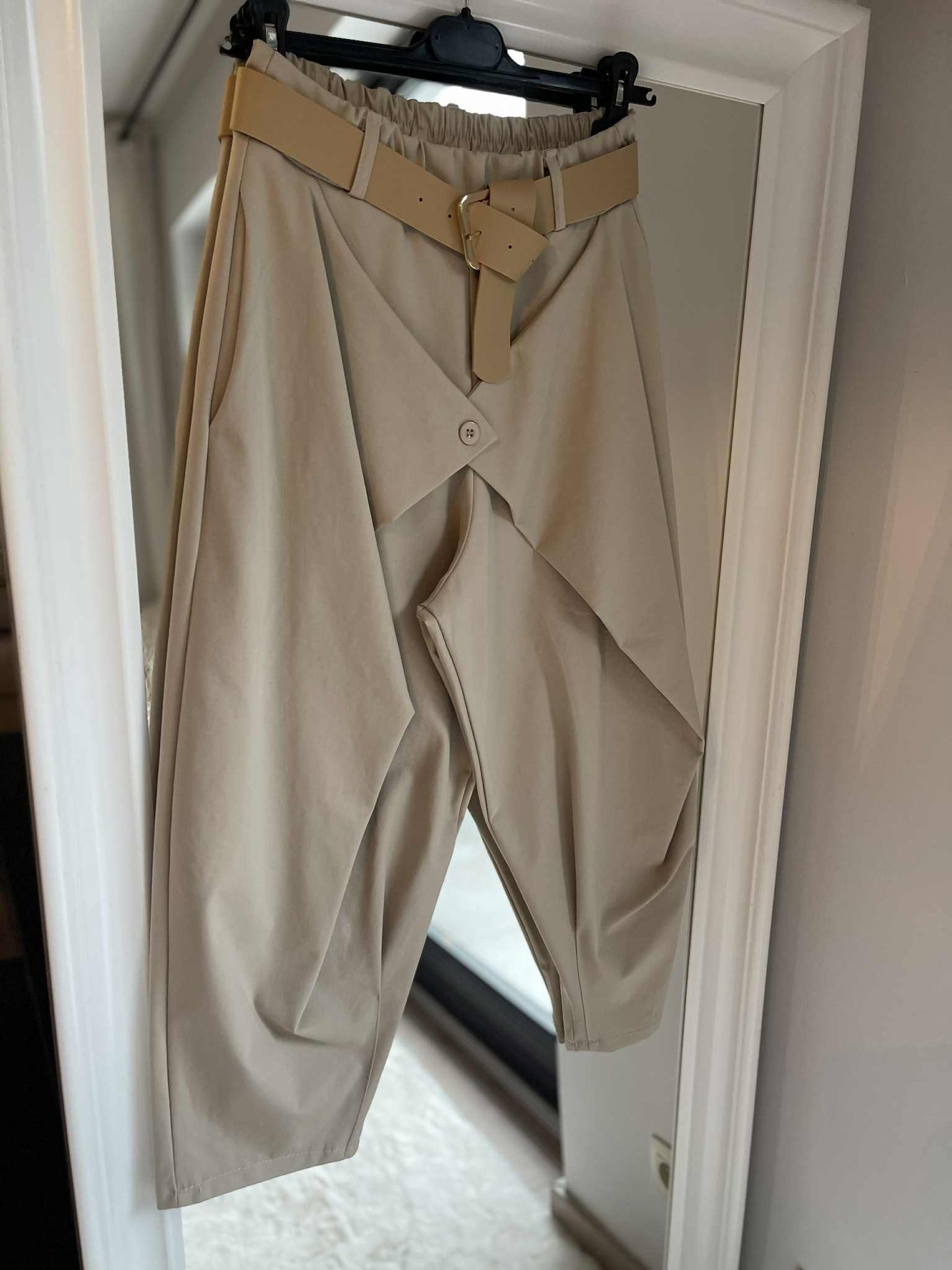 Pantalon croisé stretch