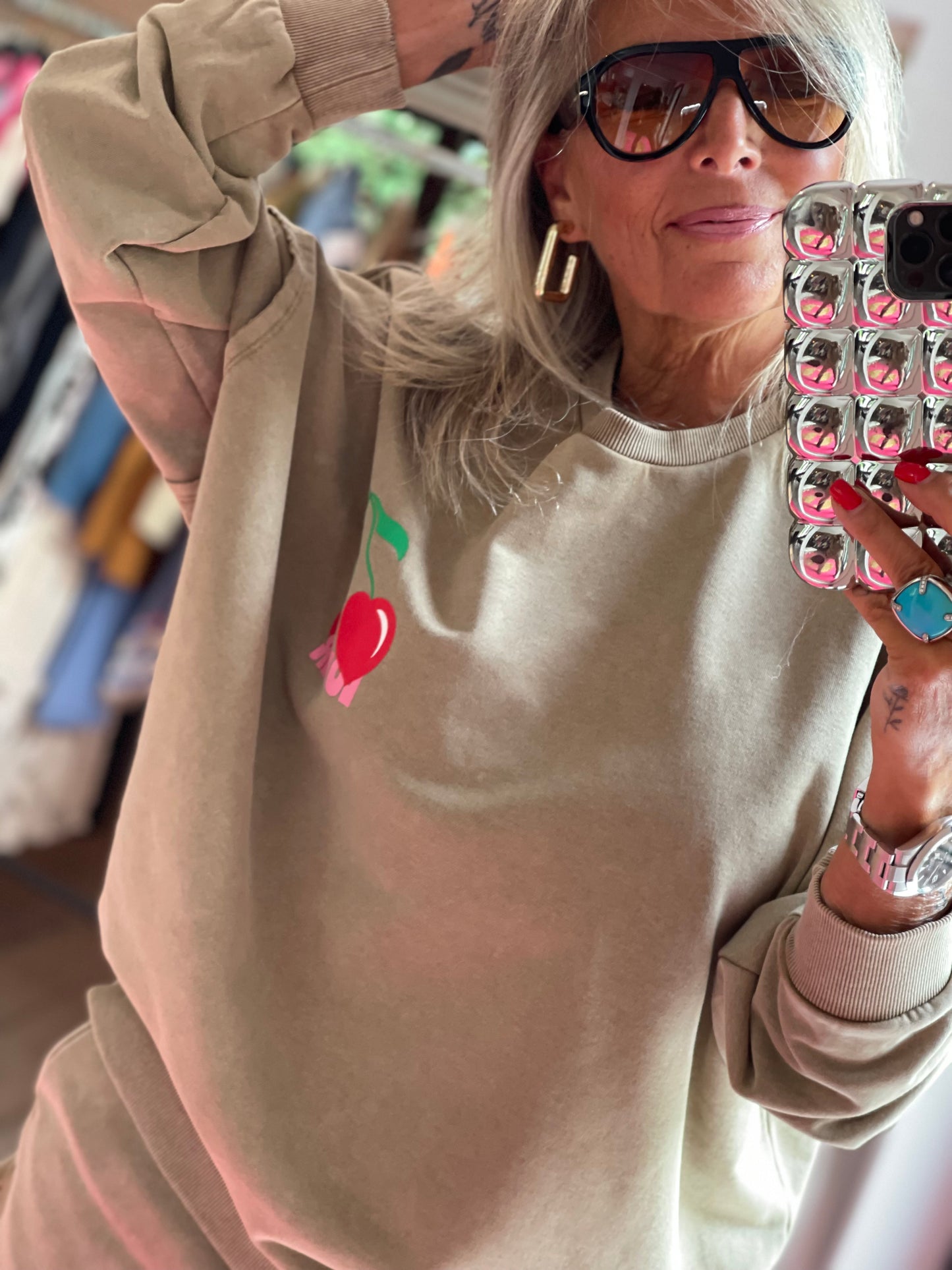 Sweat-shirt Cherry