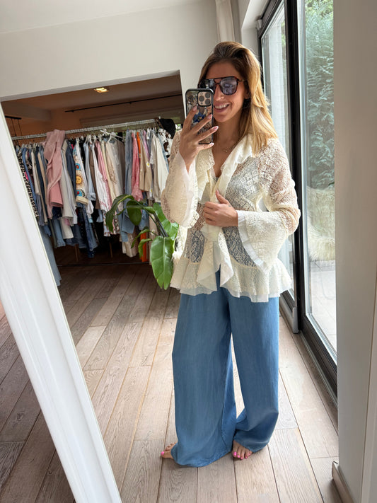 Pantalon large Laura