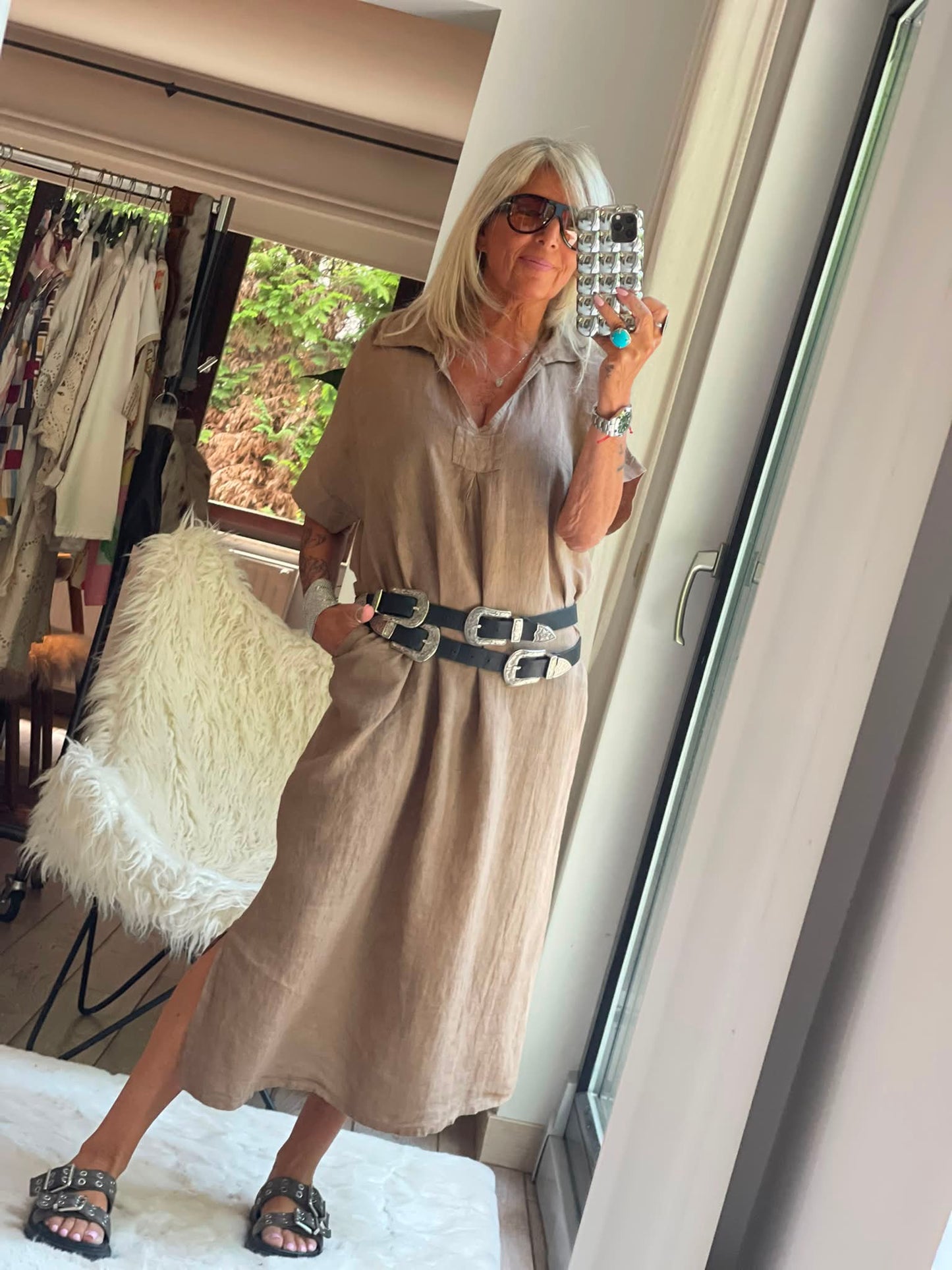 Robe lin Mounia