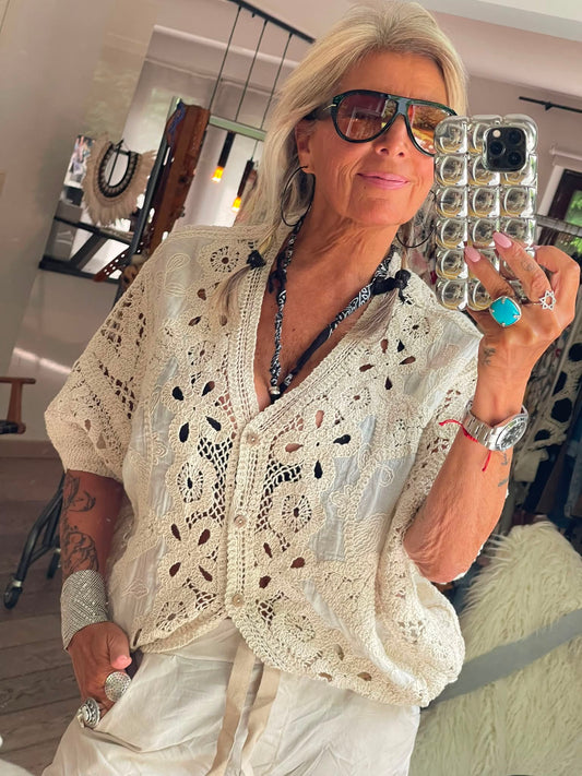 Gilet crochet Bella