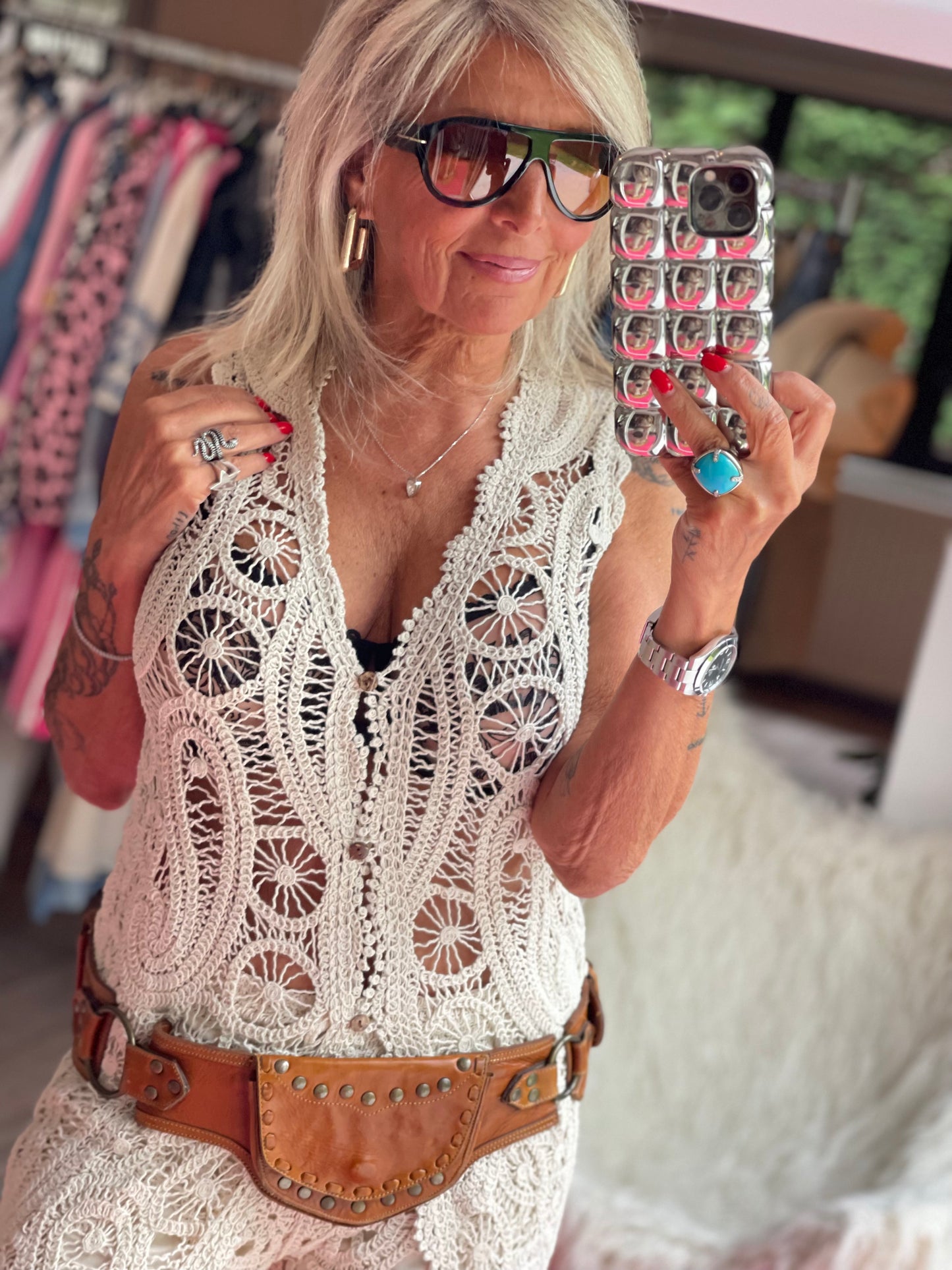 Gilet crochet Romy