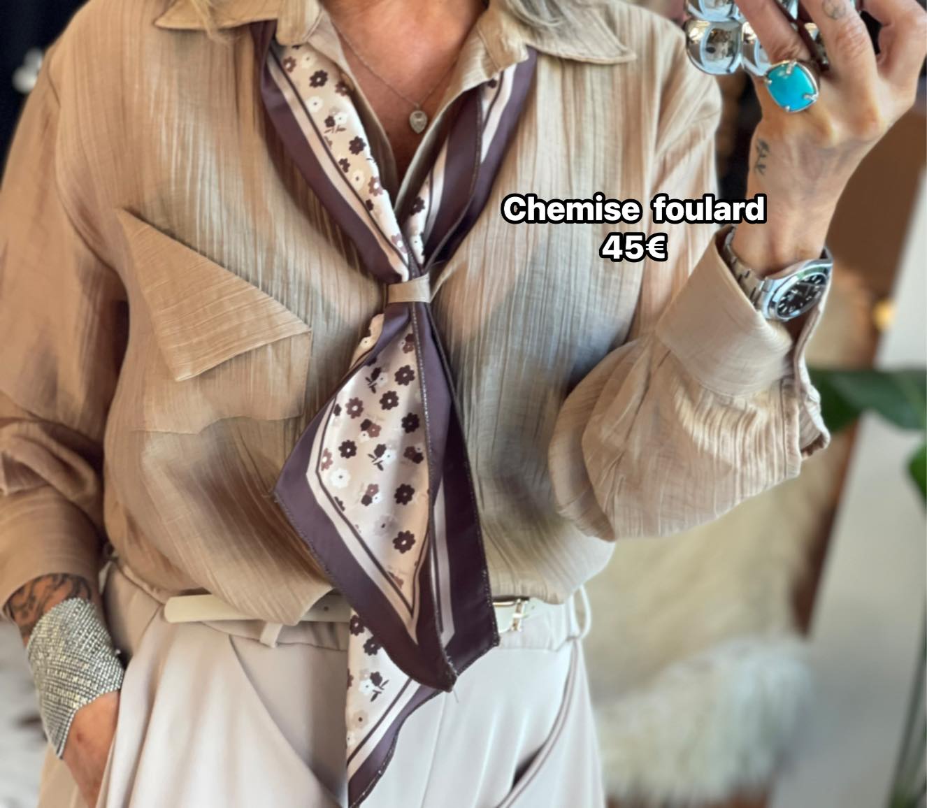 Chemise foulard