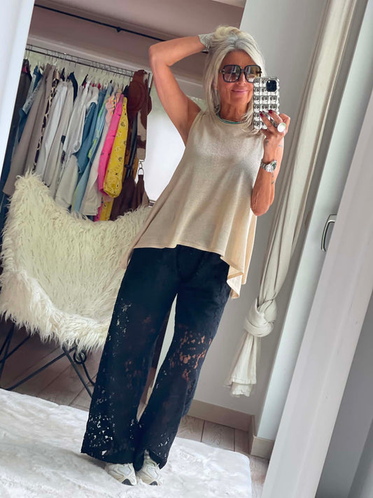 Débardeur lurex Goldie