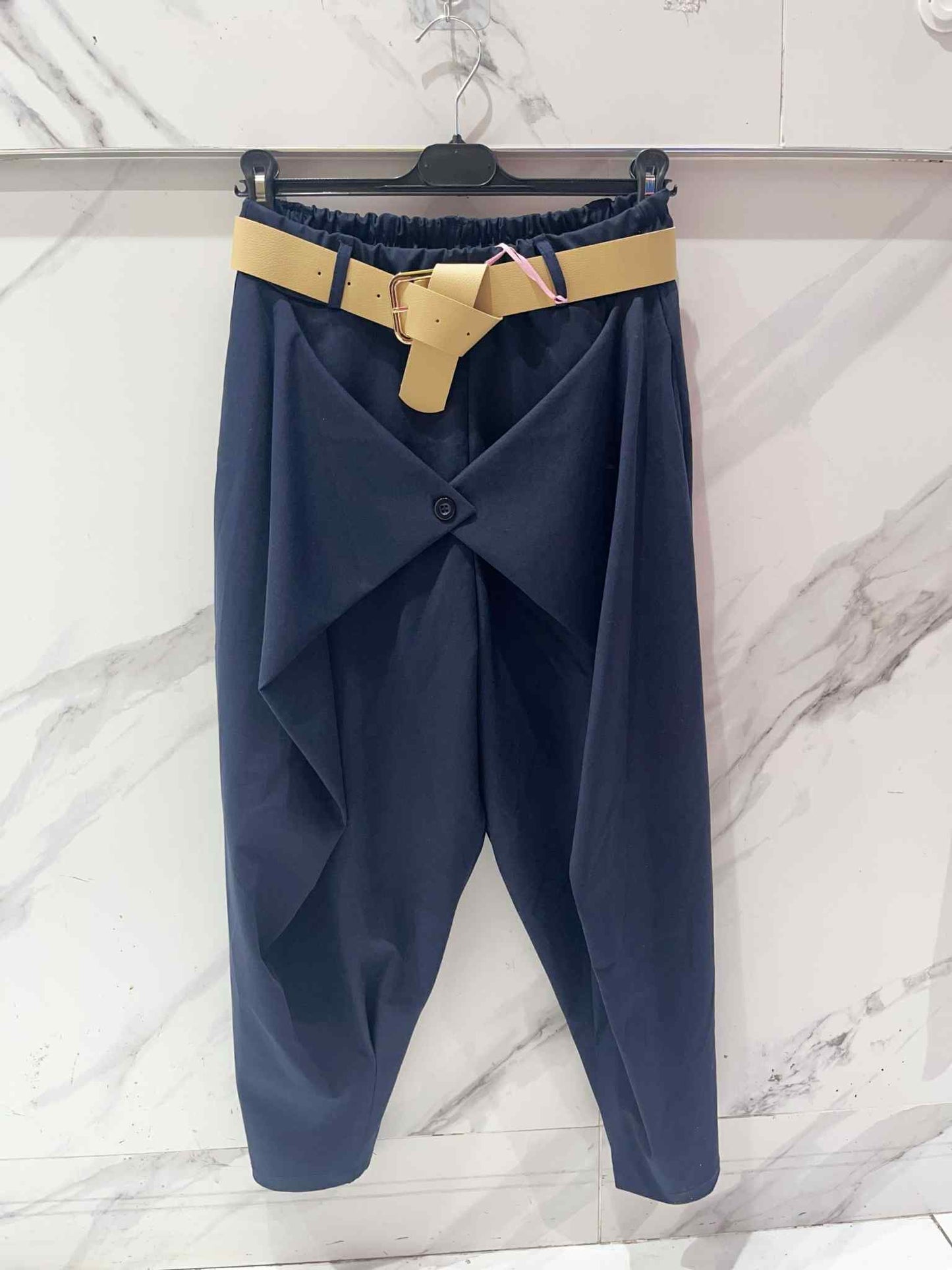 Pantalon croisé stretch