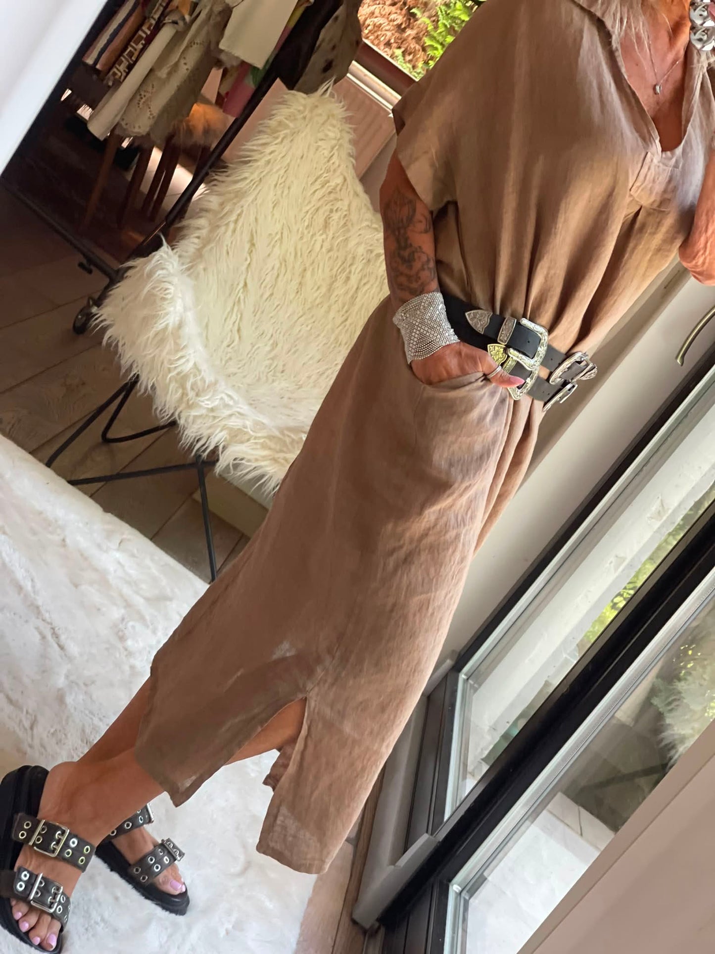 Robe lin Mounia