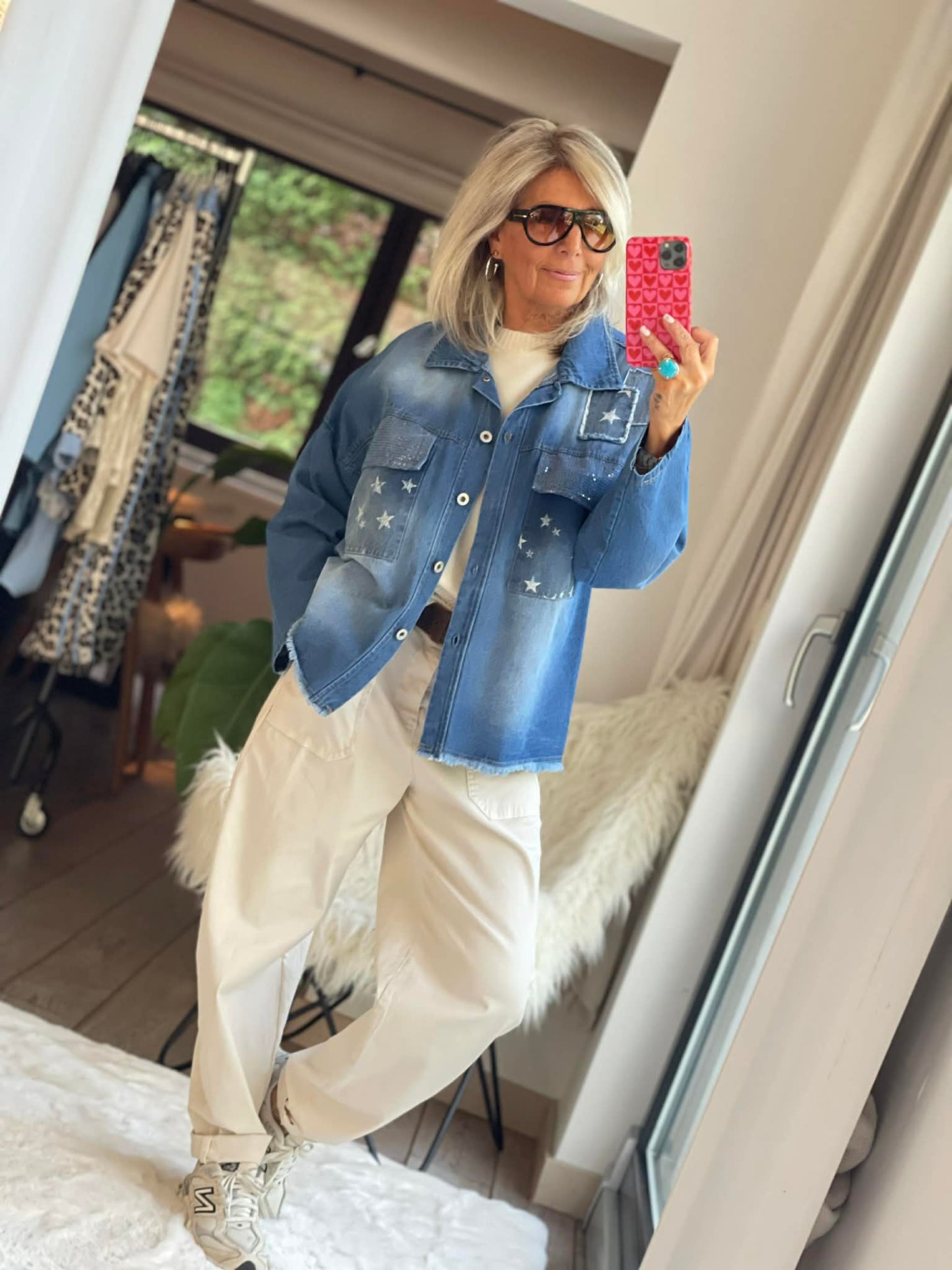 Veste en jean Florence