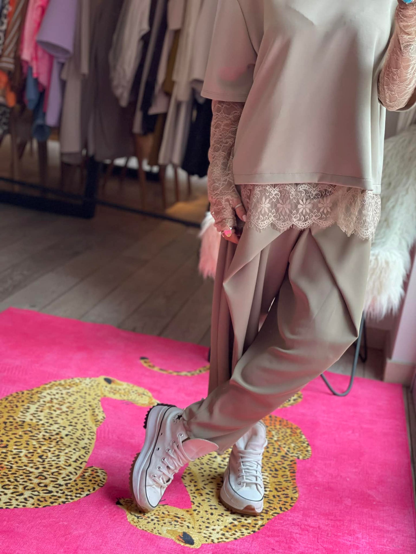 Pantalon croisé fluide