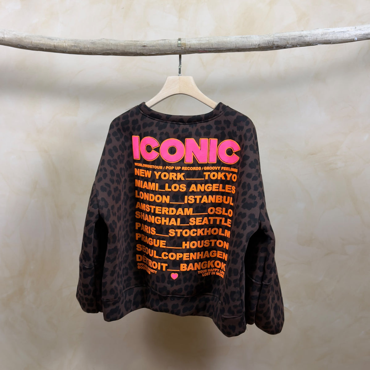 Sweat shirt ICONIC léopard