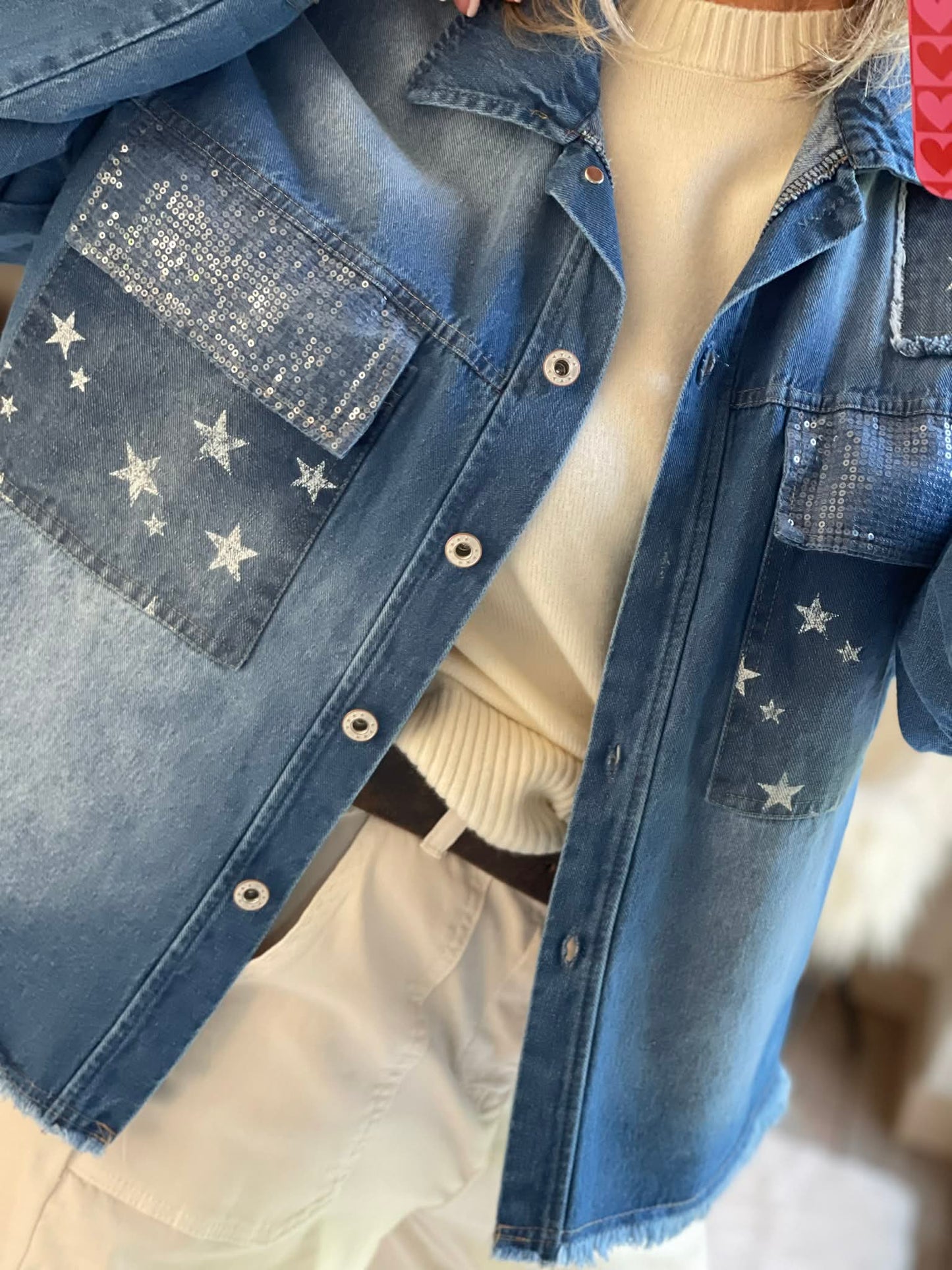 Veste en jean Florence