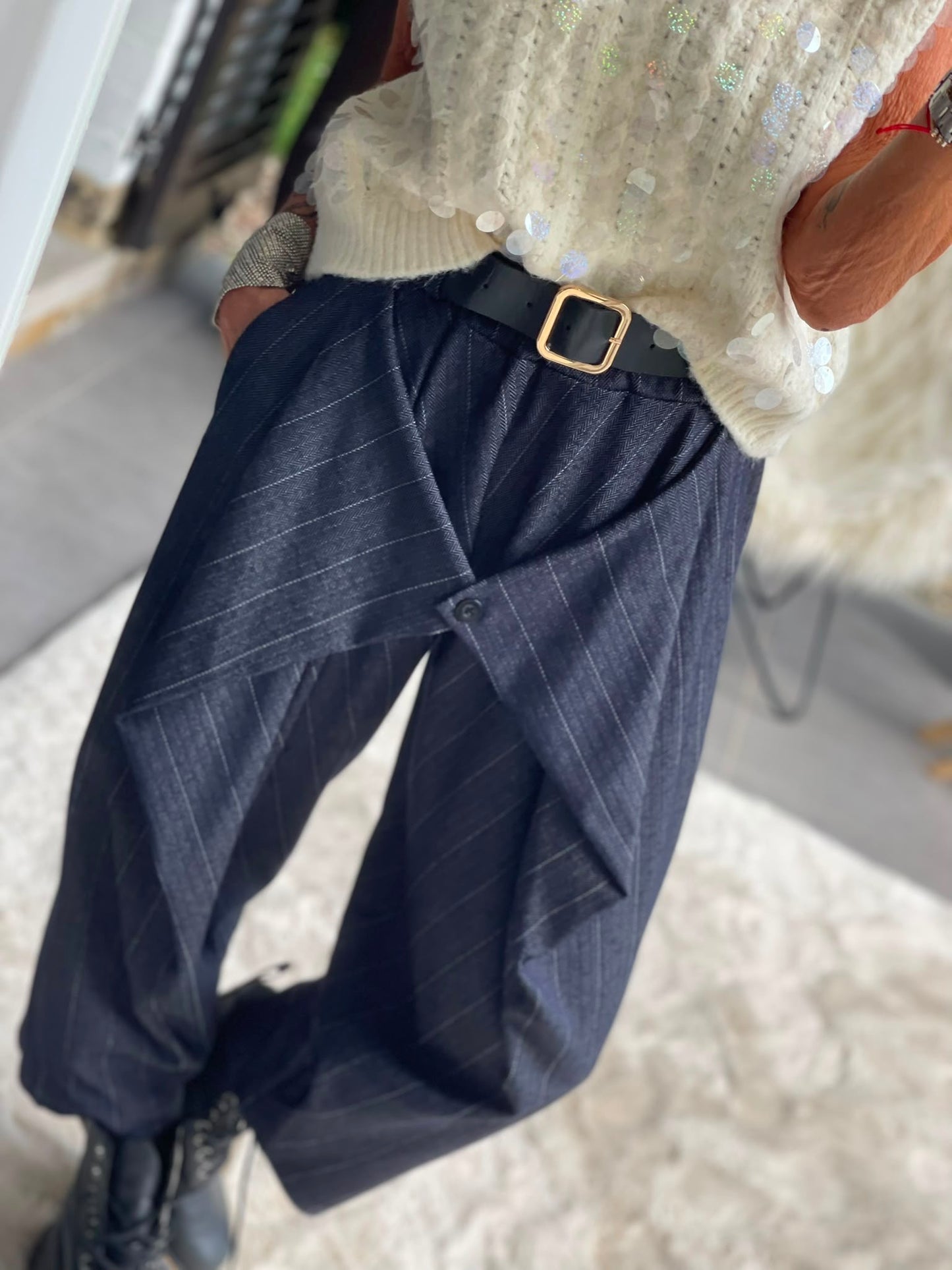 Pantalon croisé Amir