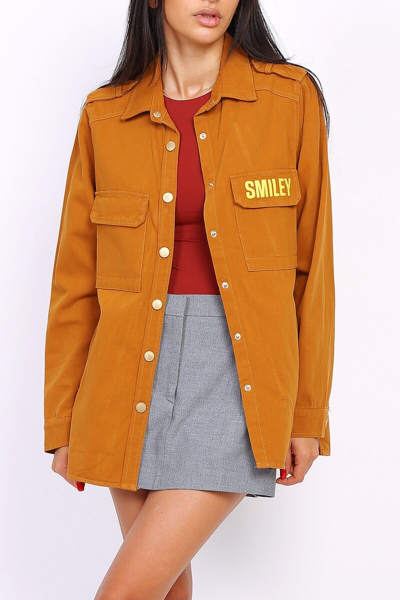 Veste surchemise Smiley