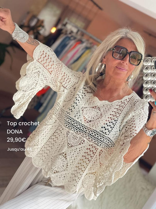 Top crochet DONA