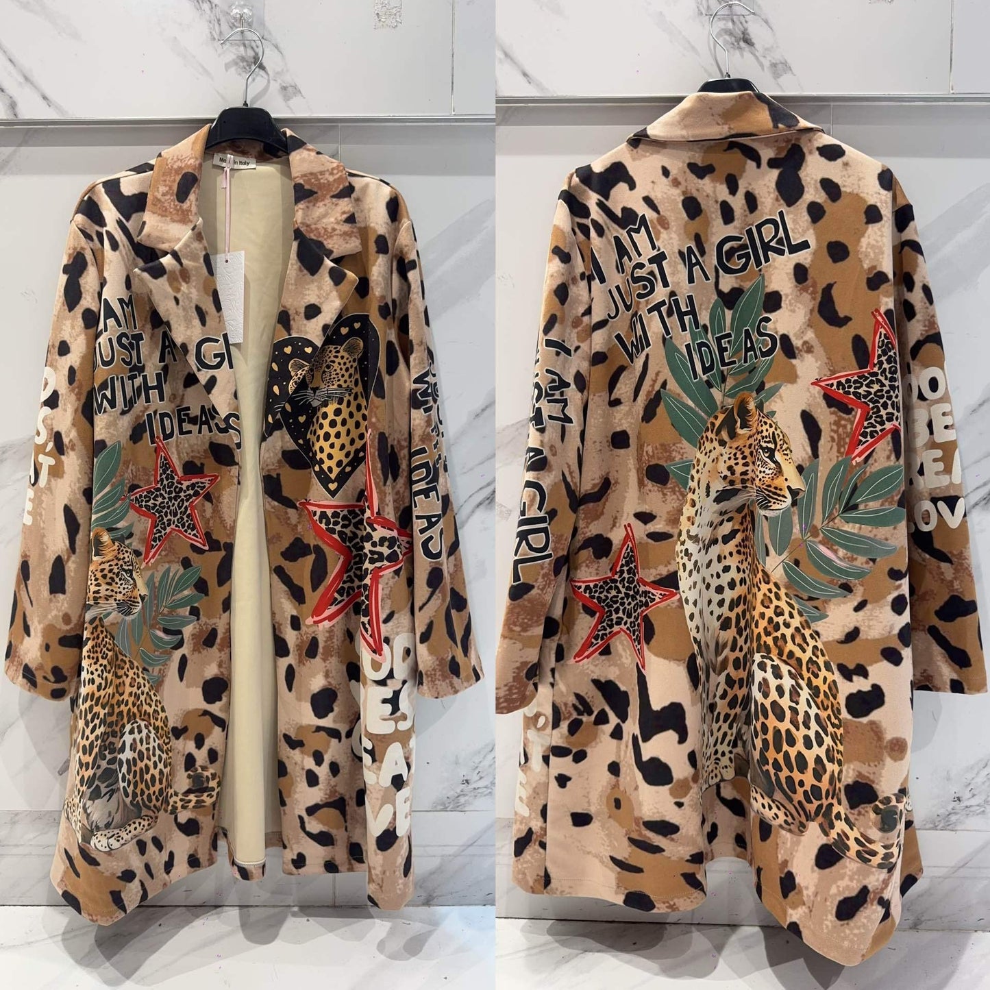 Veste star suédine