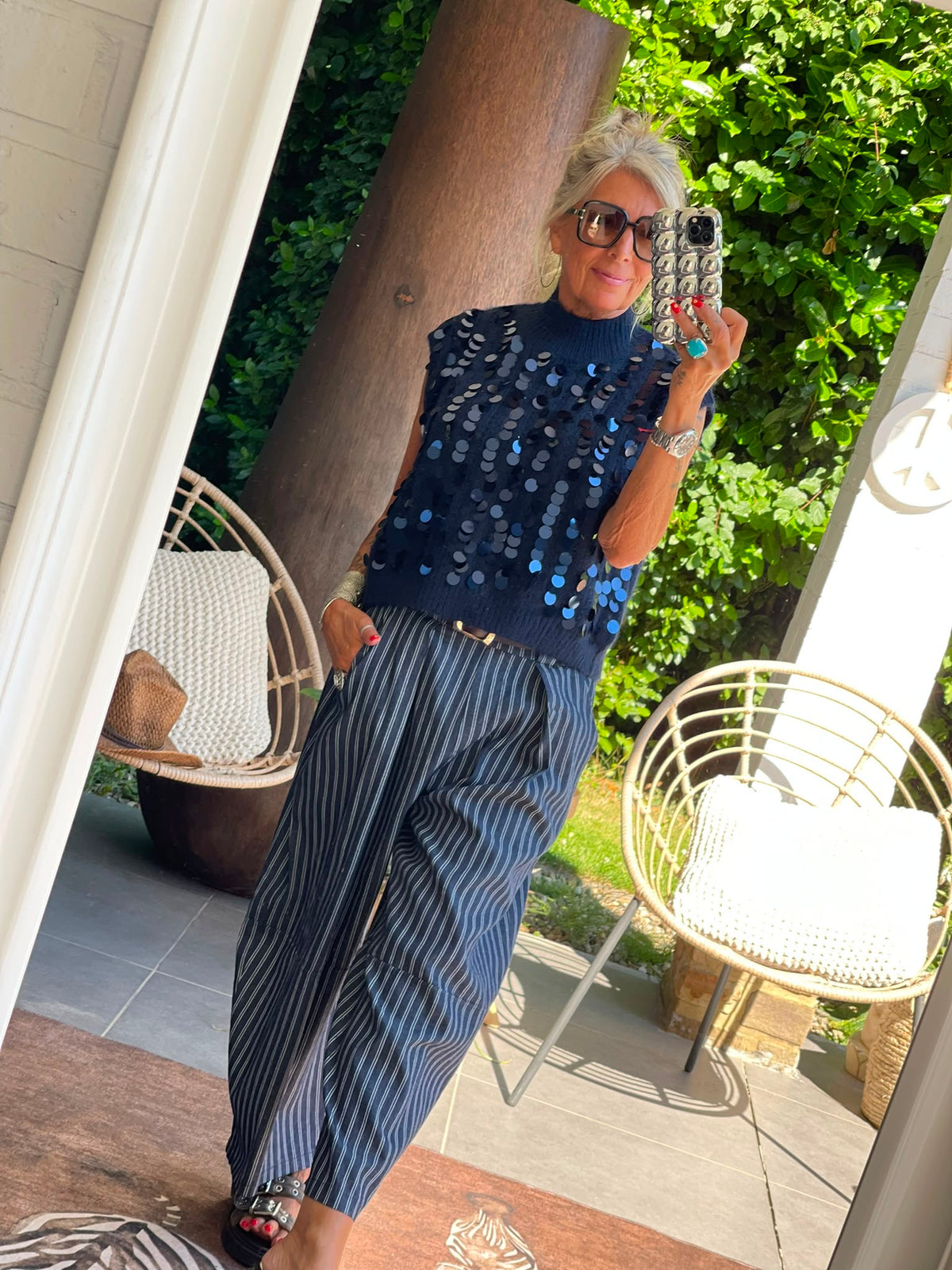 Pull paillettes Lou