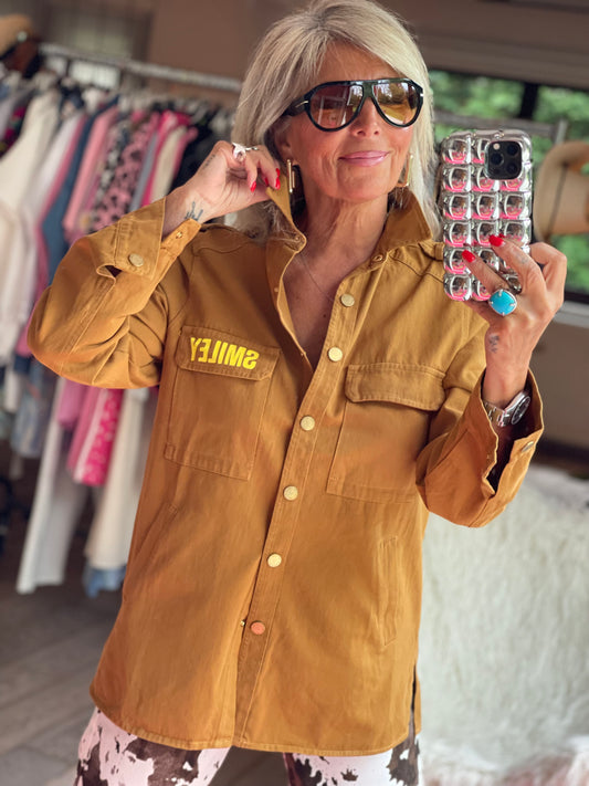 Veste surchemise Smiley