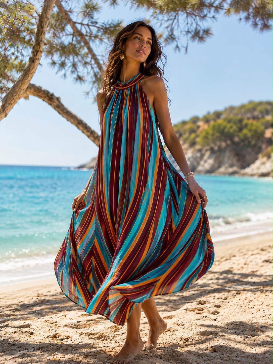 Robe rayures