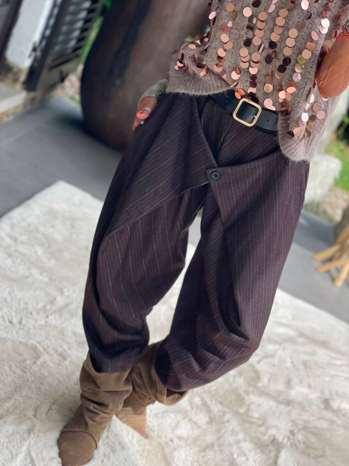 Pantalon croisé Amir