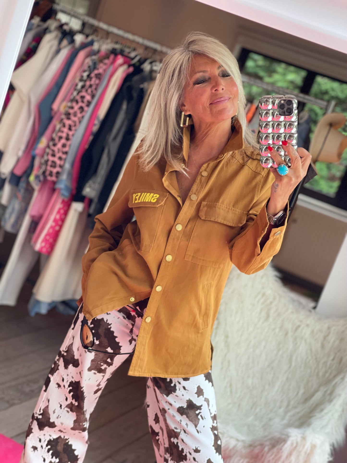 Veste surchemise Smiley