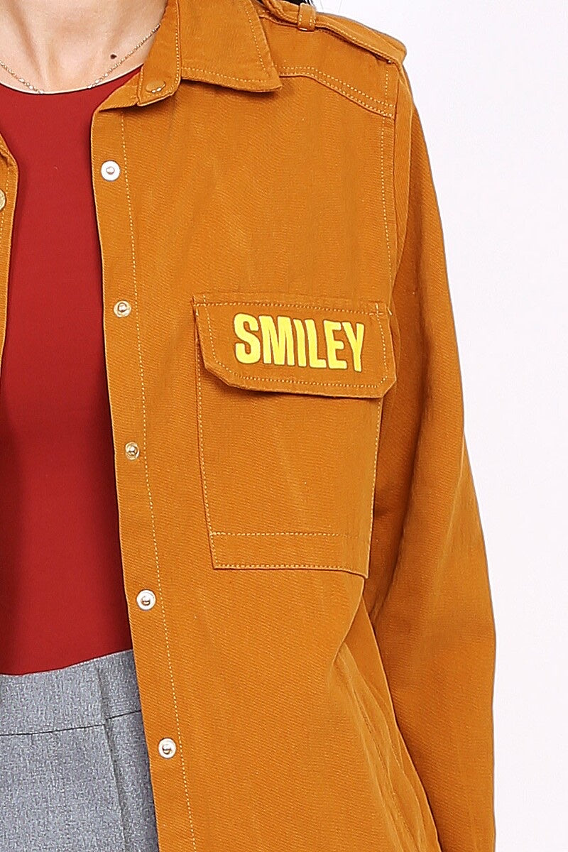Veste surchemise Smiley