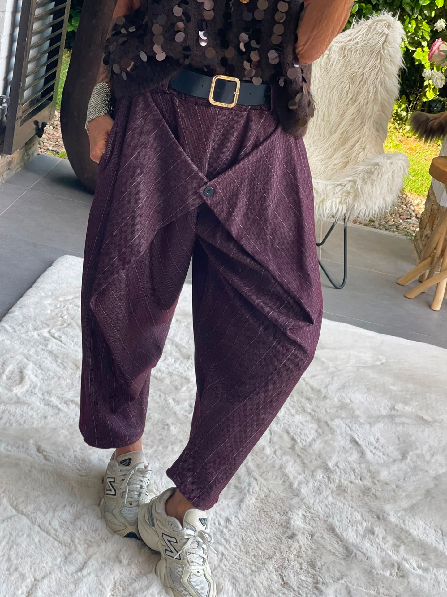Pantalon croisé Amir