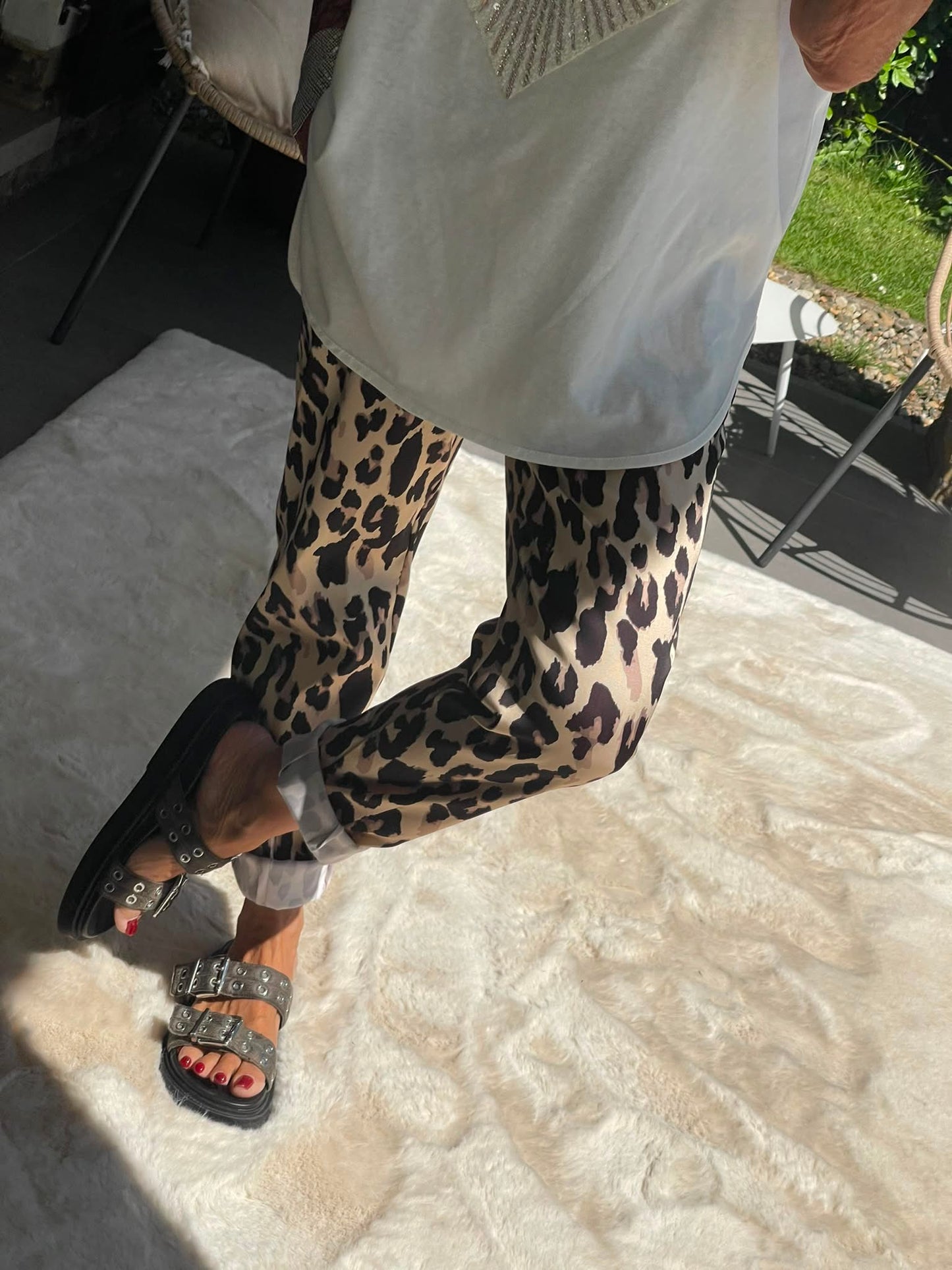 Pantalon satiné Léo