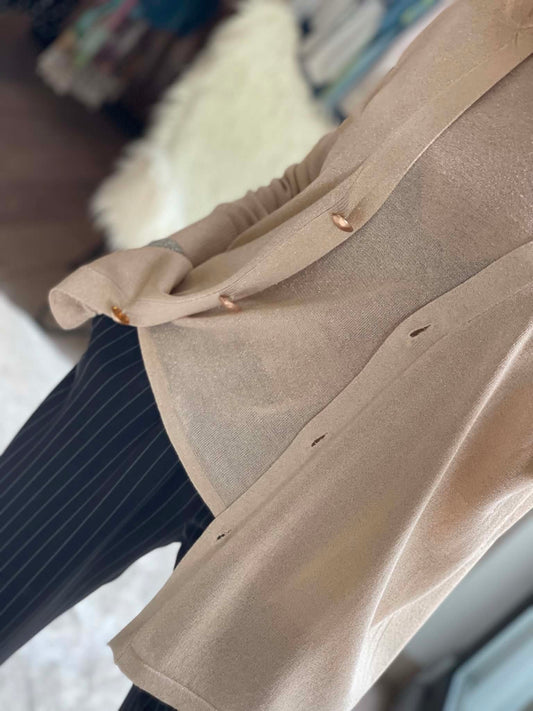 Gilet lurex Gold