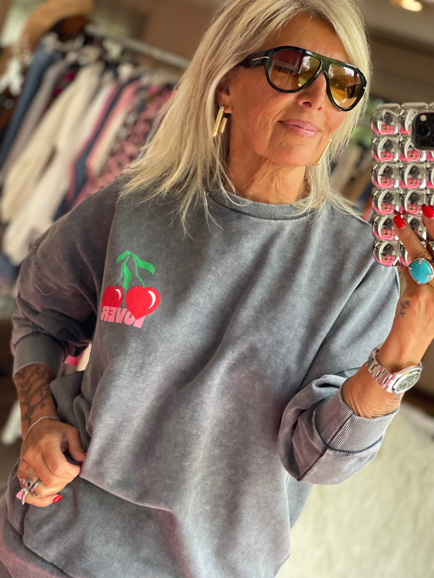 Sweat-shirt Cherry