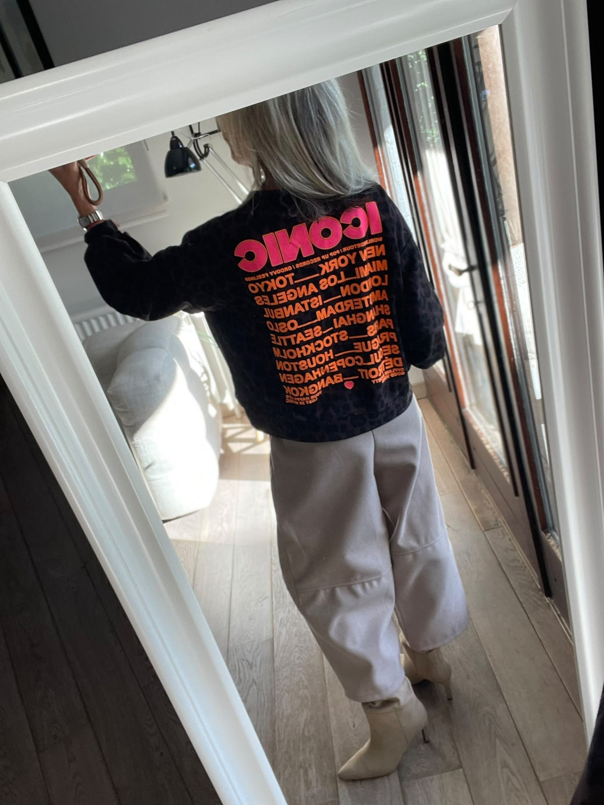 Sweat shirt ICONIC léopard