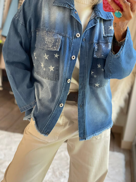 Veste en jean Florence