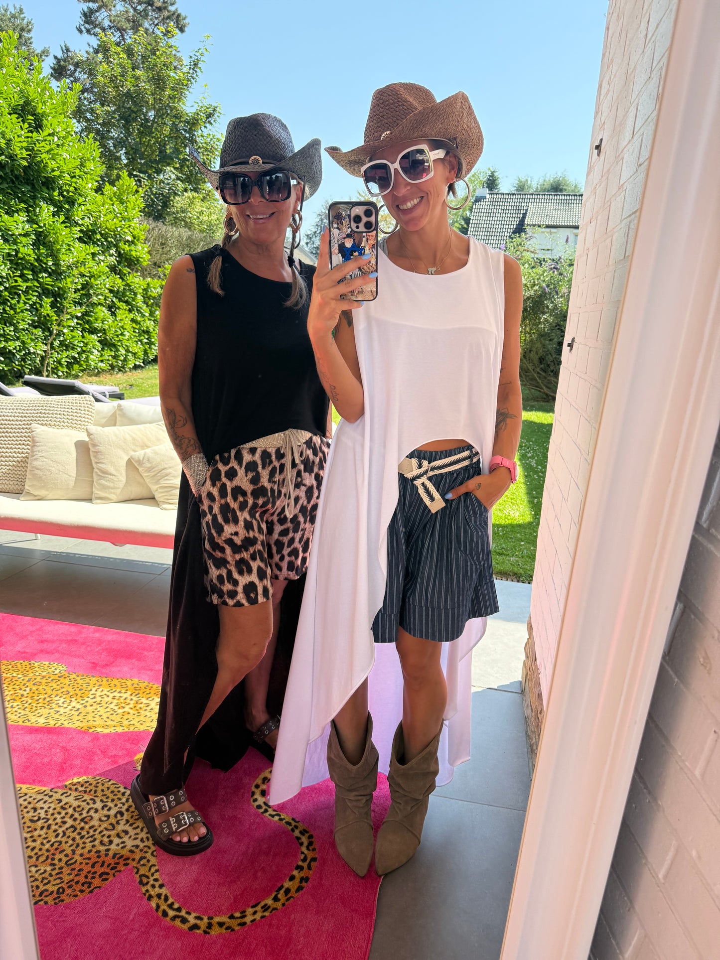 Tee shirt asymétrique maxi