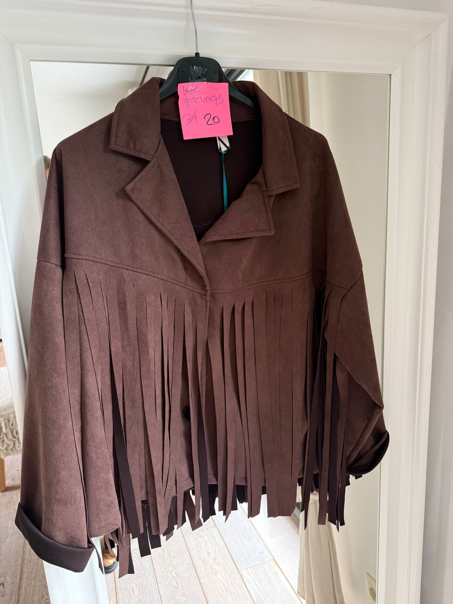 Veste à frange