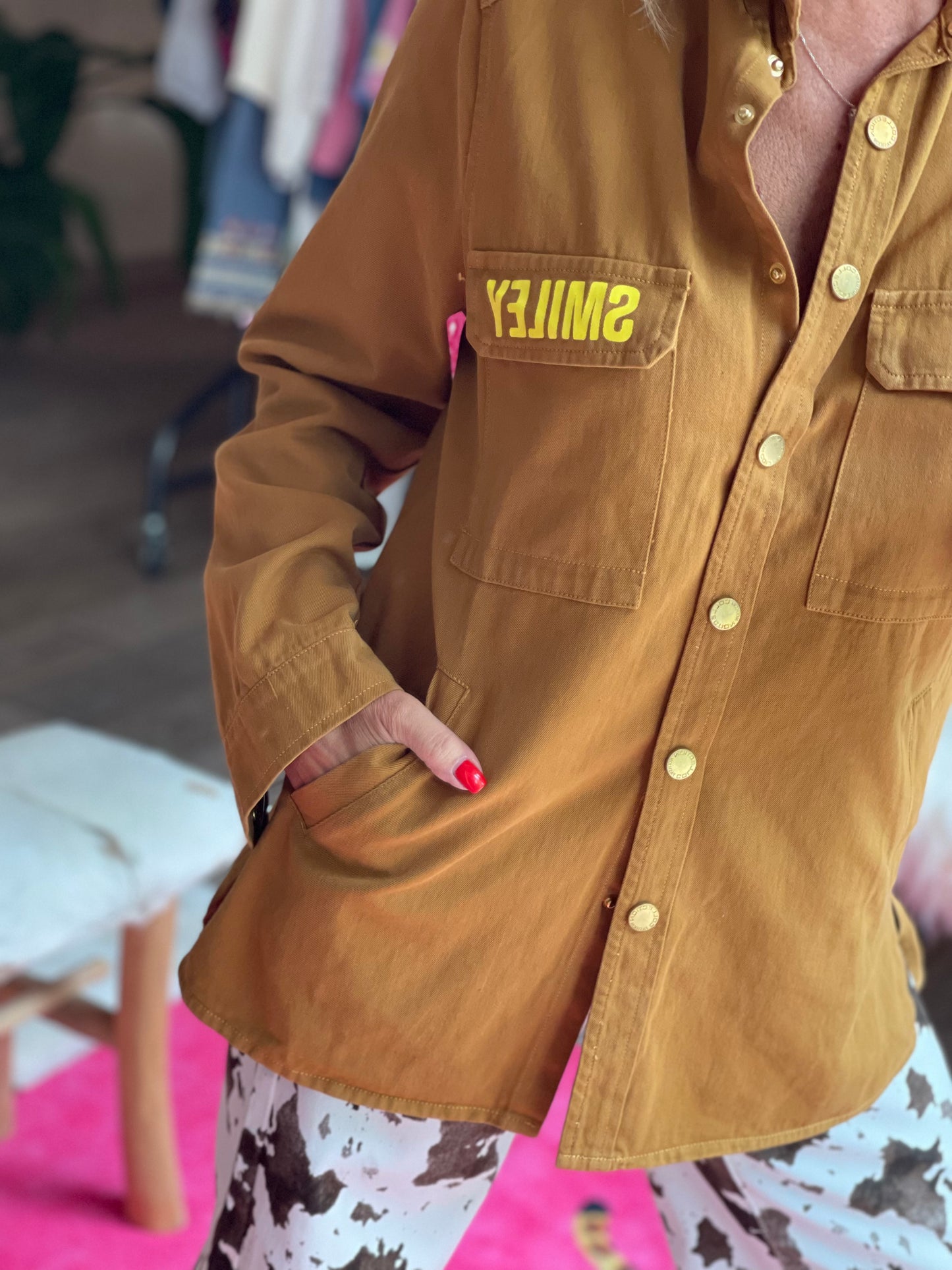 Veste surchemise Smiley