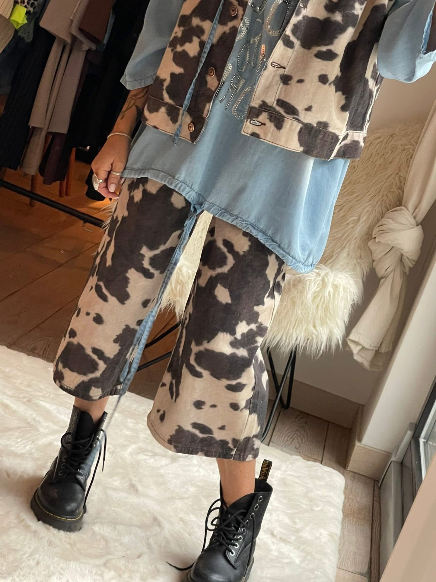 Bermuda long vachette