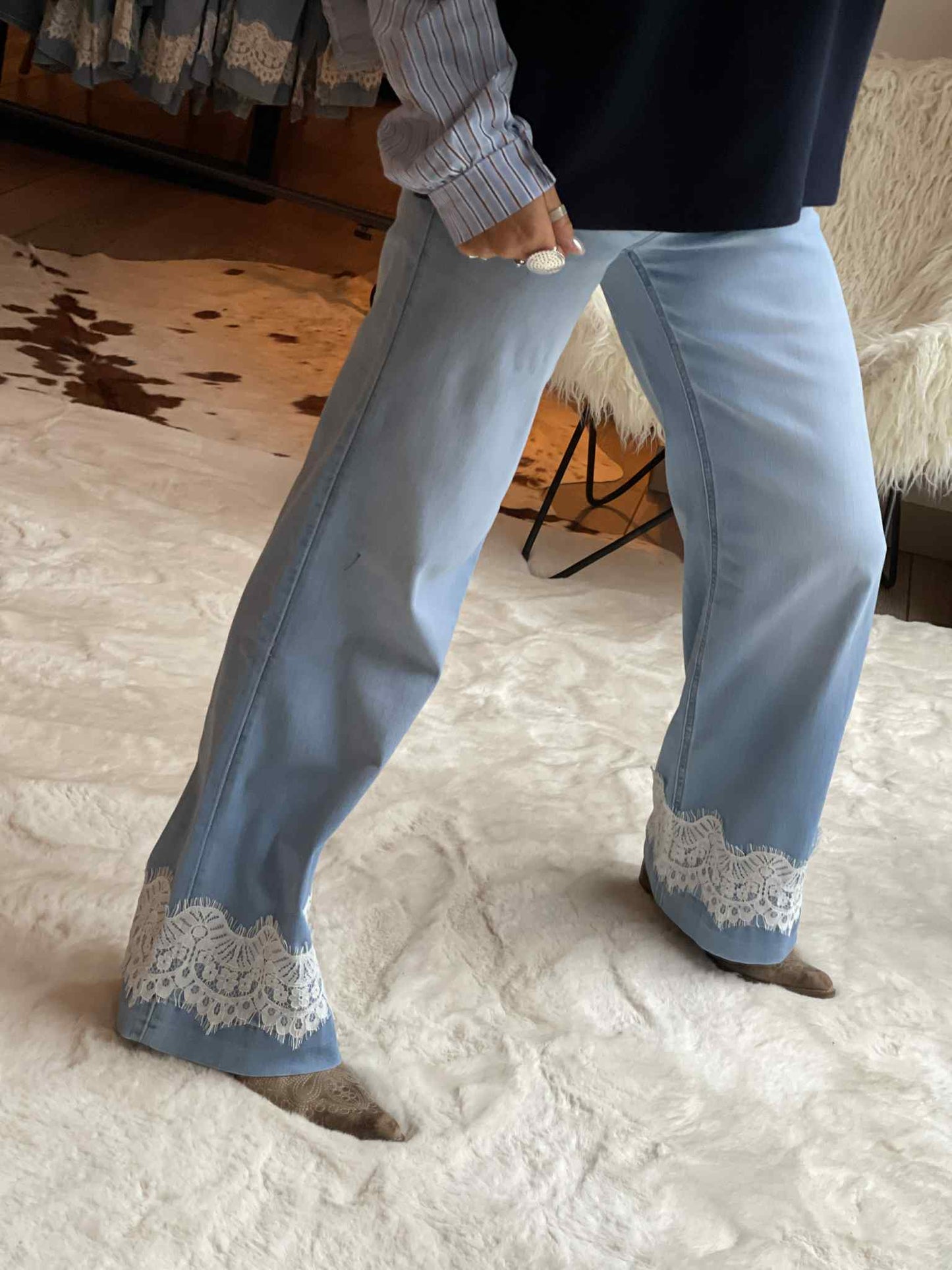 Jeans dentelle