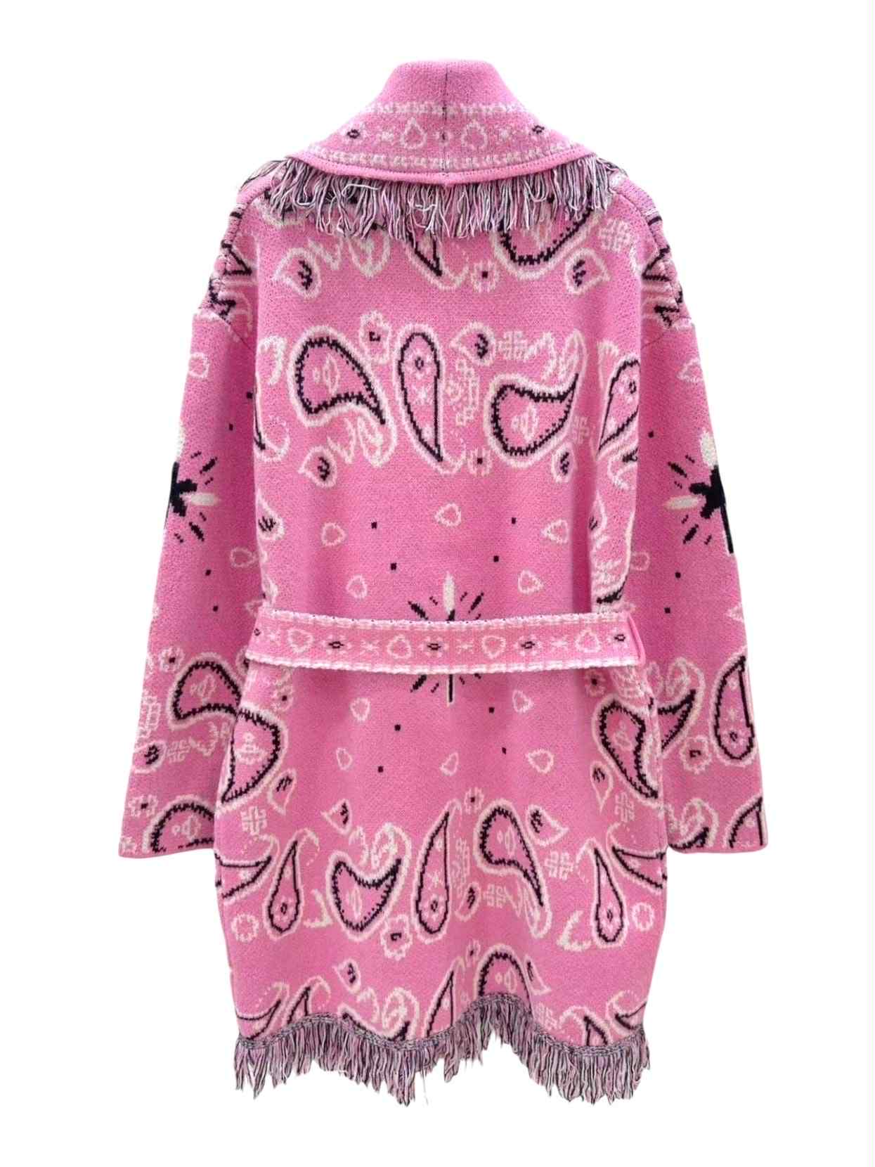 Veste bandana avec cashmere